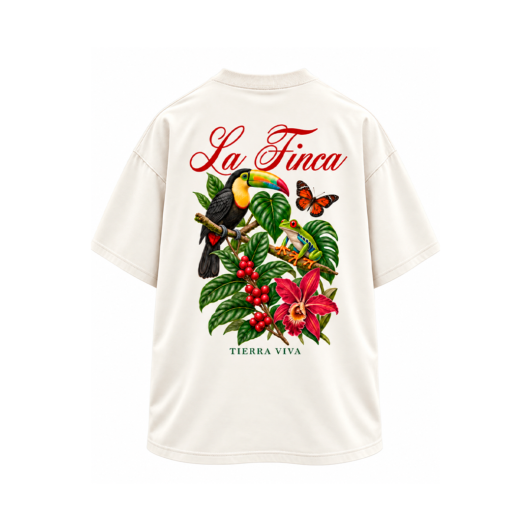 Camisa Oversize blanca Tierra Viva